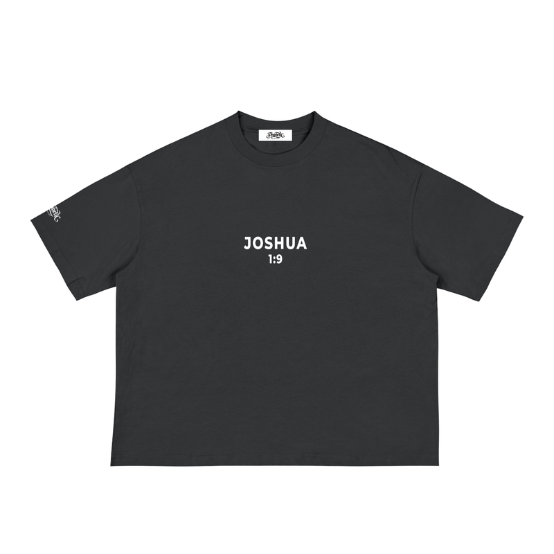 Be Strong & Courageous Tee — Black