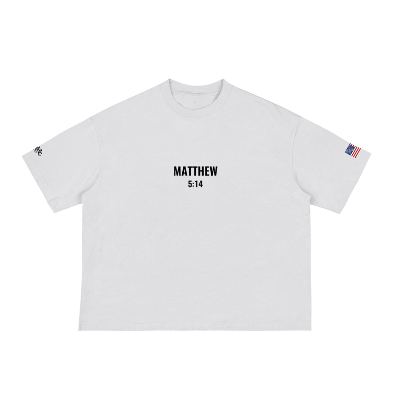Be Light Tee — White (Boxy)