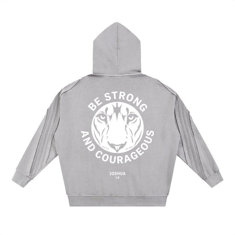 Be Strong and Courageous - Zip Hoodie