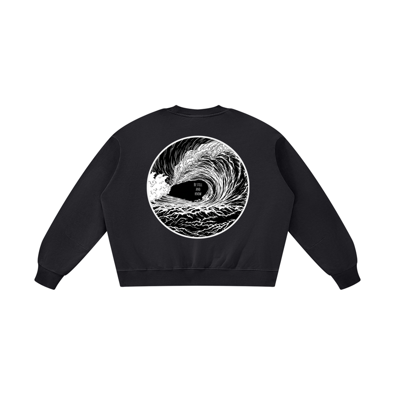 Unisex Boxy Vintage Washed Sweatshirt