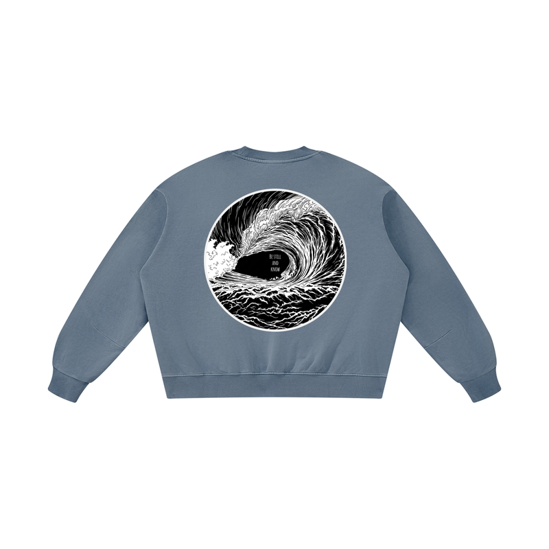Unisex Boxy Vintage Washed Sweatshirt