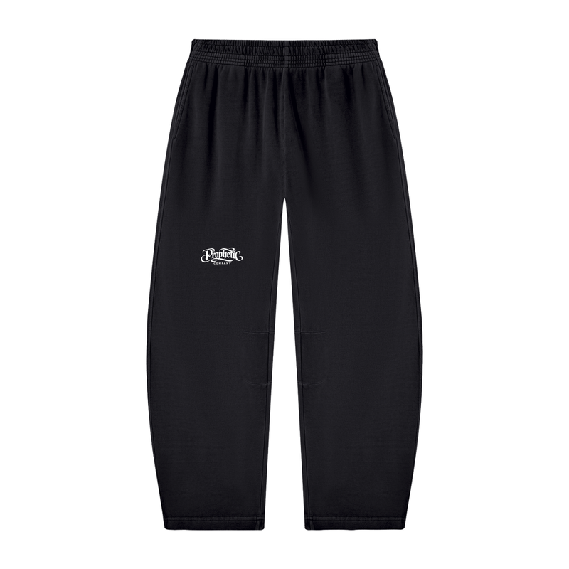 Unisex Vintage Washed Barrel Leg Sweatpants