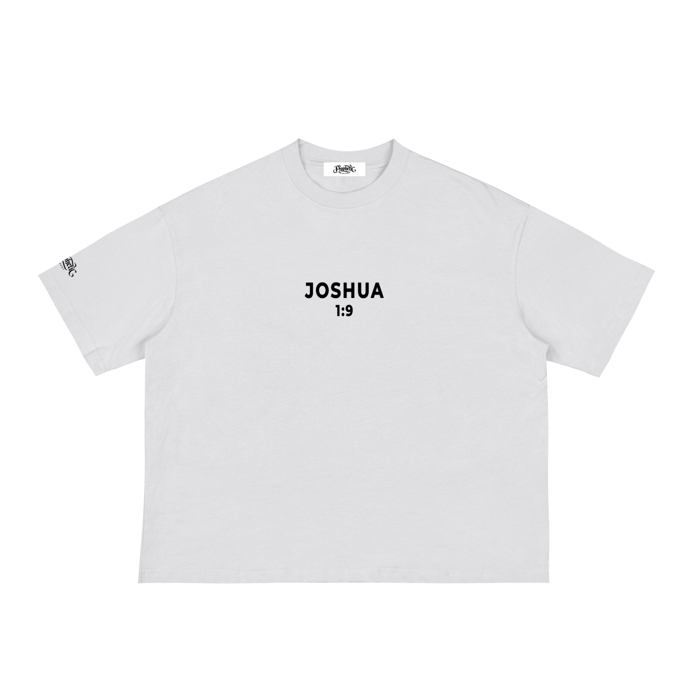 Be Strong & Courageous Tee — White