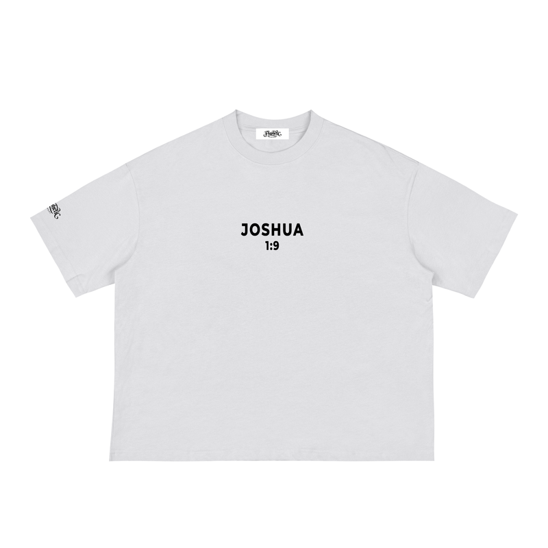 Be Strong & Courageous Tee — White