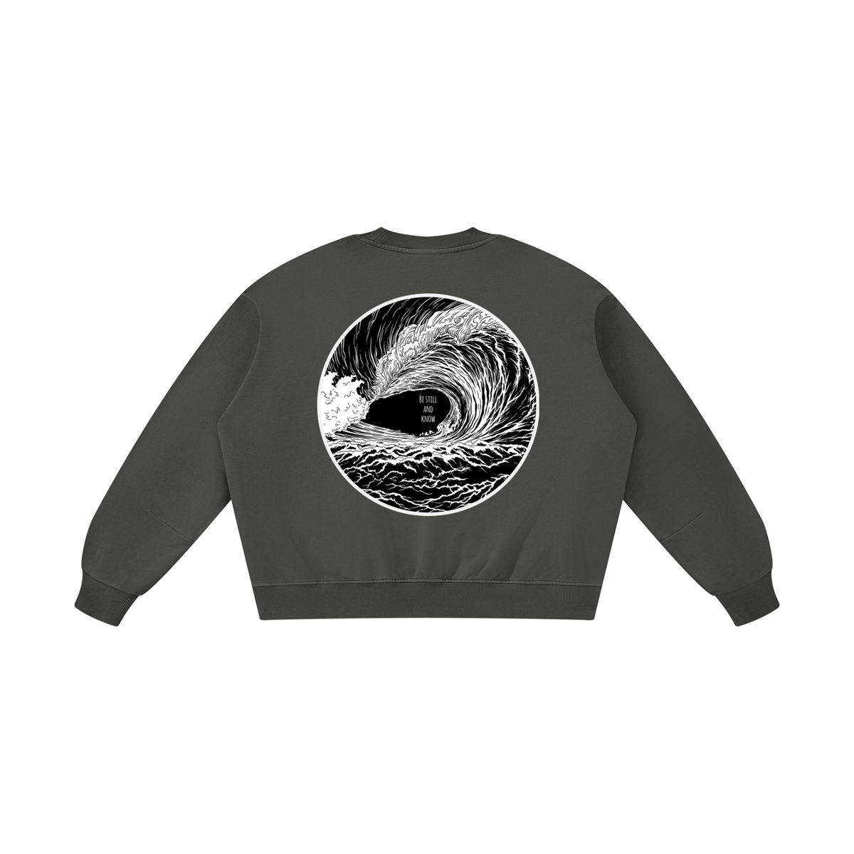 Unisex Boxy Vintage Washed Sweatshirt